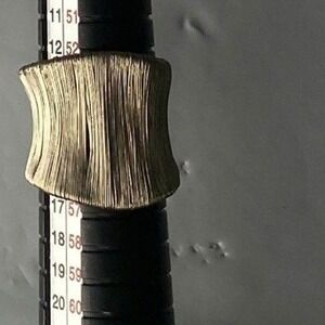 Unique Handmade Horn Ring Women Size 7.5 Adjustable Boho Chic Statement